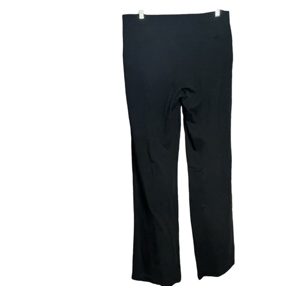 Athleta Black Ponte Wide Leg Pants Size 8 - Picture 5 of 15